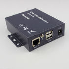 Fiber Optic Extender 300 meters VGA KVM Extender with CAT5E For 1080P EDID Support USB wireless mouse