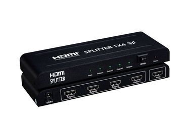 चीन 1.4a 1x2 2 पोर्ट hdmi फाड़नेवाला के लिए टीवी वीडियो अलगानेवाला 4 पोर्ट HDMI फाड़नेवाला 1 इन 4 आउट फैक्टरी