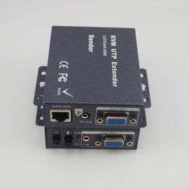 चीन फाइबर ऑप्टिक एक्सटेंडर 300 मीटर VGA KVM एक्सटेंडर CAT5E फॉर 1080P EDID सपोर्ट USB वायरलेस माउस फैक्टरी